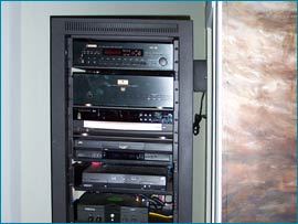 A/V Rack Located Remotely